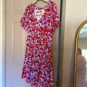 EUC By Anthropologie Tiered Mini Dress size M